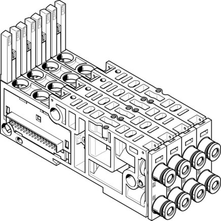 Exemplarische Darstellung: VMPAL-AP-4X10-QS6-1 (561083)   &   VMPAL-AP-4X10-QS6-2 (561084)   &   VMPAL-AP-4X10-QS4-1 (561089)  & ...