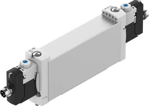 Exemplarische Darstellung: VUVG-B18-B52-ZT-F-1R8L (8031545)   &   VUVG-B18-P53C-ZT-F-1R8L (8031546)   &   VUVG-B18-P53U-ZT-F-1R8L (8031548)  & ...