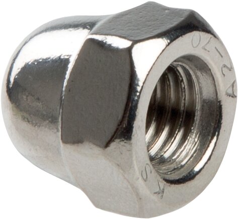 Exemplarische Darstellung: Hutmutter DIN 1587 (Edelstahl)