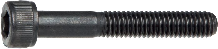 Exemplarische Darstellung: Innensechskantschraube DIN 912/ ISO 4762 (Stahl blank, schwarz)