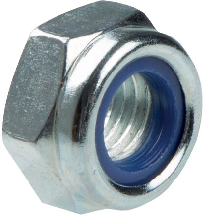 Exemplarische Darstellung: Selbstsichernde Mutter DIN 985 / ISO 10511 (Stahl 6/8* verzinkt)