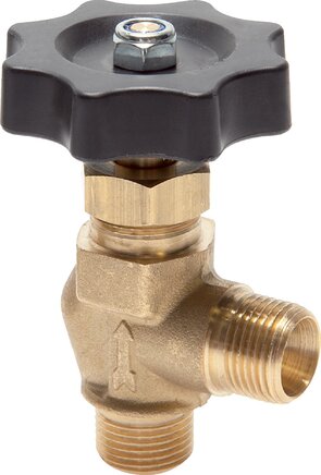 Exemplarische Darstellung: Kugel-Absperrventil, Winkel