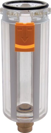 Exemplarische Darstellung: Ersatz-Behälter für Filter, halbautomatischer Ablass