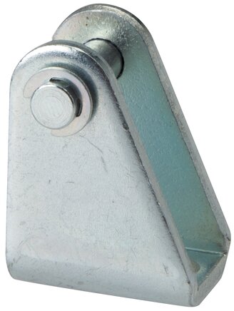 Exemplarische Darstellung: Lagerbock mit Bolzen, Stahl verzinkt
