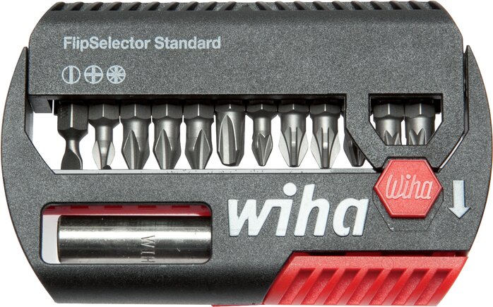 Exemplarische Darstellung: Bitsortiment "FlipSelector"