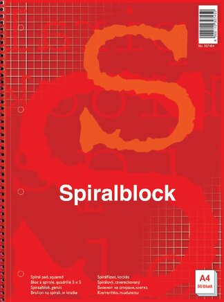 Exemplarische Darstellung: Collegeblock