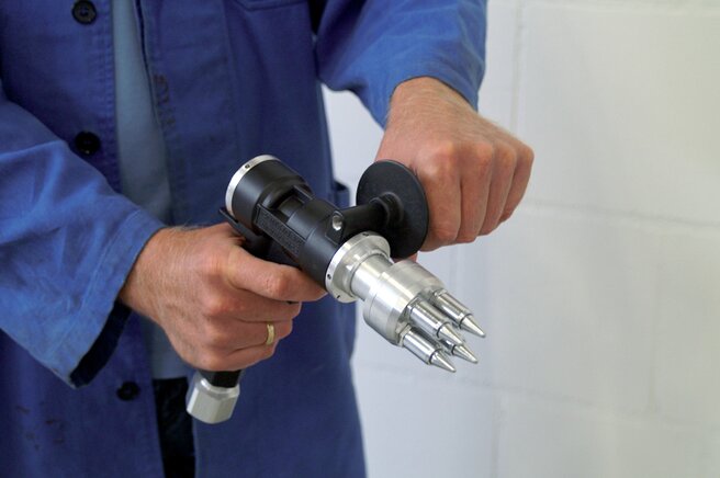 Exemplarische Darstellung: CANNON Blaspistole mit MULTIJET-Düse (50 mm)