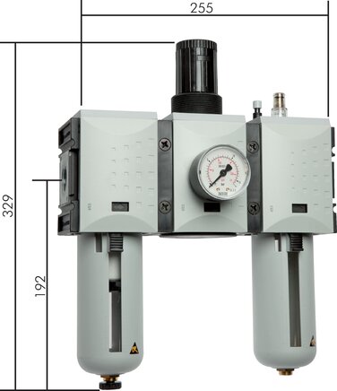 Exemplarische Darstellung: Wartungseinheit 3-teilig - Futura-Baureihe 4