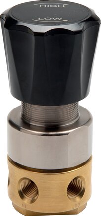 Exemplarische Darstellung: Hochdruck-Druckminderer, Messing