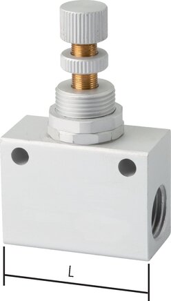 Exemplarische Darstellung: Drosselrückschlagventil