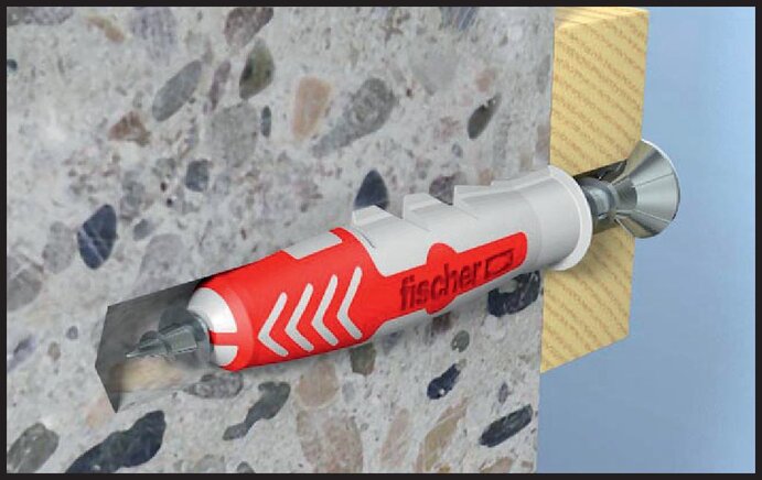 Anwendungsbeispiel: Fischer DUOPOWER-Dübel (Standard)
