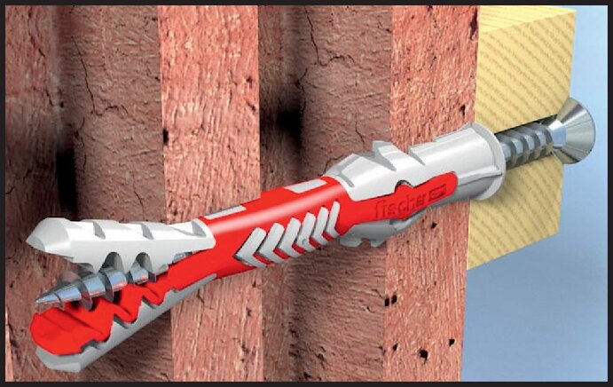 Anwendungsbeispiel: Fischer DUOPOWER-Dübel (Langversion)