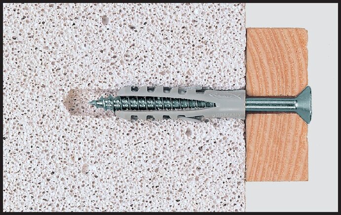 Anwendungsbeispiel: Fischer S-Dübel Anwendung