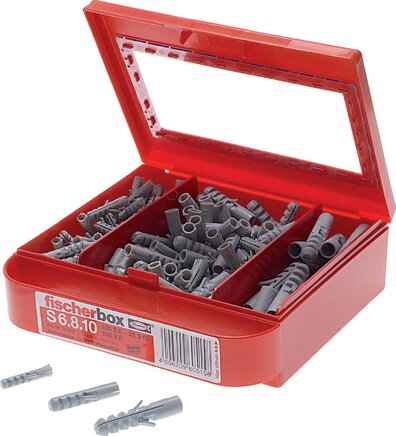 Exemplarische Darstellung: Fischer Dübelsortiment S-Dübel