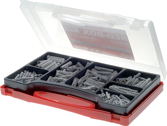 Exemplarische Darstellung: Fischer Dübelsortiment SX Plus- & UX-Dübel