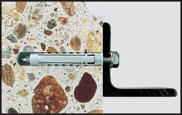 Anwendungsbeispiel: Fischer SX Plus-Dübel Anwendung