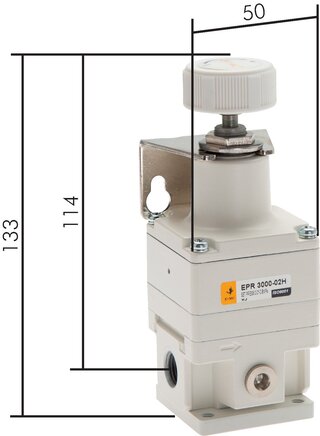 Exemplarische Darstellung: Präzisionsdruckregler - Eco-Line, Baureihe 2