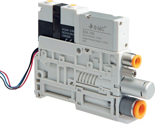 Exemplarische Darstellung: Vakuumeinheit (Standardbauform ohne Vakuumschalter)