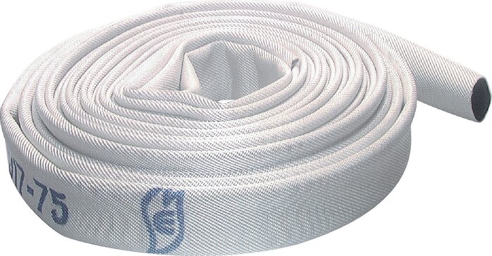 Exemplarische Darstellung: Feuerlöschschlauch (weiß) Meterware