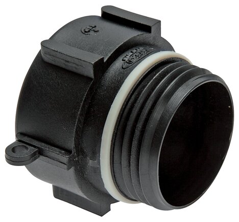 Exemplarische Darstellung: Fasspumpenadapter TriSure mit SANTROPREN-Dichtung