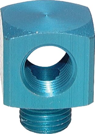 Exemplarische Darstellung: T-Stück (innen/außen/innen), Blockform, Aluminium