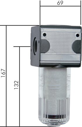 Exemplarische Darstellung: Vakuumfilter - Multifix-Baureihe 2, Standard