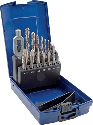 Exemplarische Darstellung: Handgewindebohrerset (15-teilig)