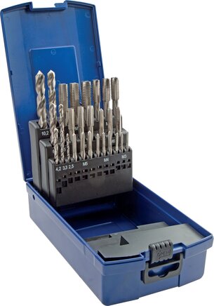 Exemplarische Darstellung: Handgewindebohrerset (28-teilig)