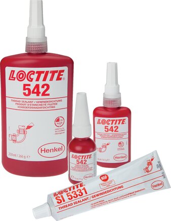 Exemplarische Darstellung: Loctite anaerobe Gewindedichtungen