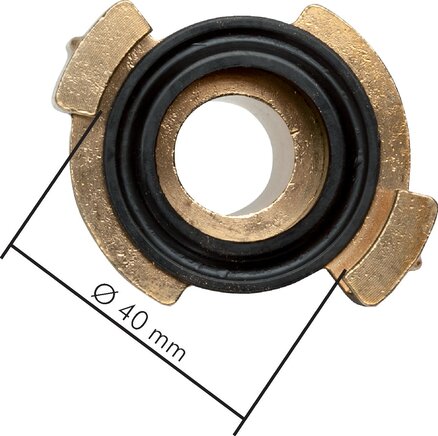 Detailansicht: Abmessungen Gartenschlauch-Schnellkupplungen