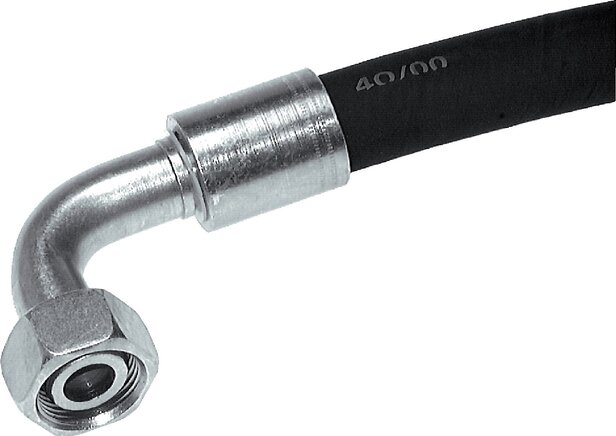 Exemplarische Darstellung: Pressarmatur für Hydraulikschlauch