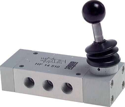 Exemplarische Darstellung: 5/2-Wege Handhebelventil