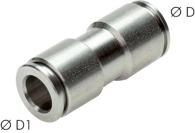 Exemplarische Darstellung: Steckverbindung, Edelstahl