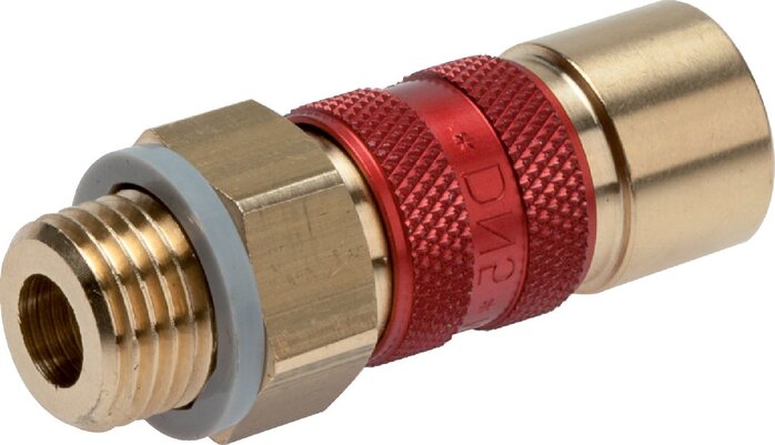 Exemplarische Darstellung: Codierte Kupplungsdose mit Außengewinde, NW 5