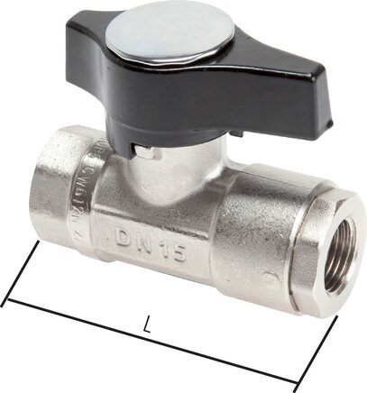 Exemplarische Darstellung: Hochdruck-Kugelhahn