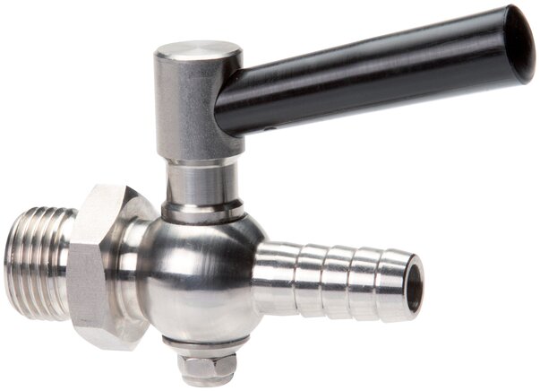 Exemplarische Darstellung: Edelstahl-Schlauchhahn