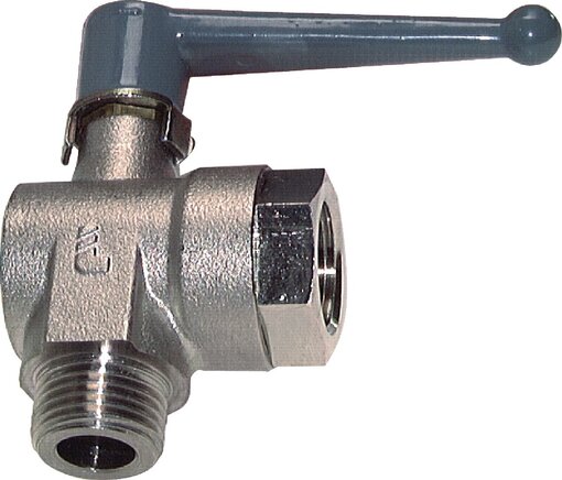 Exemplarische Darstellung: Einschraub-Winkel-Kugelhahn