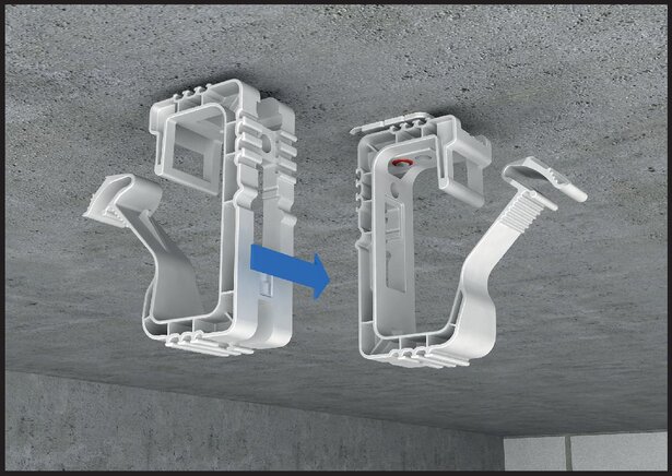 Anwendungsbeispiel: Sammelhalterung für Schläuche & Kabel