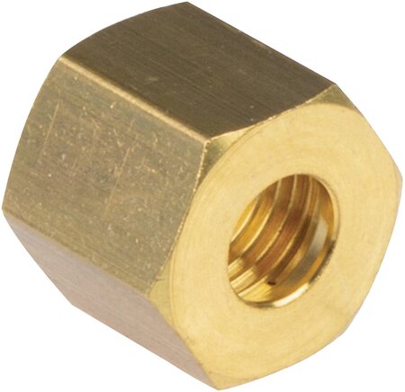 Exemplarische Darstellung: Überwurfmutter für Messing-Verschraubung