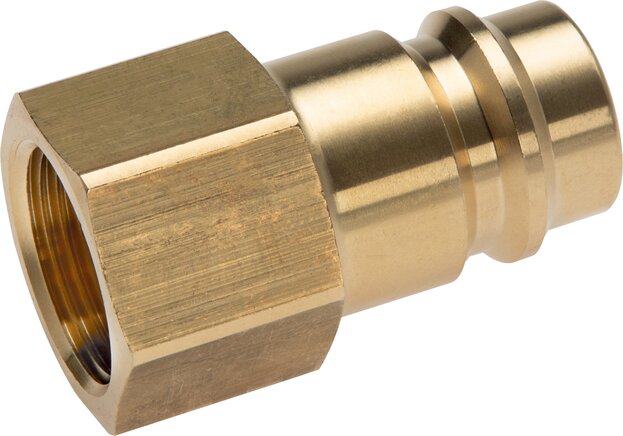Exemplarische Darstellung: Kupplungsstecker mit Innengewinde, Messing