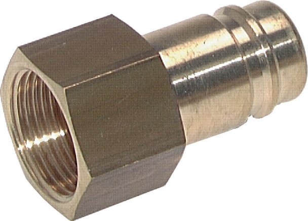 Exemplarische Darstellung: Kupplungsstecker mit Innengewinde, Messing
