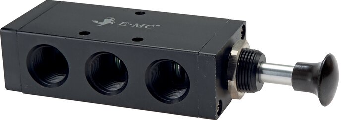 Exemplarische Darstellung: 5/2-Wege Axial-Handhebelventil G 1/2"