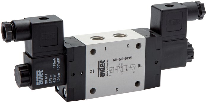 Exemplarische Darstellung: 3/2-Wege Magnet-Impulsventil