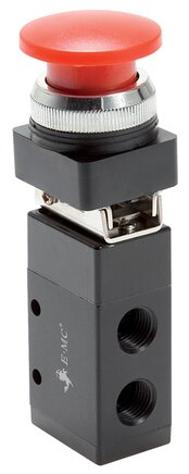 Exemplarische Darstellung: 3/2-Wege Pilztasterventil