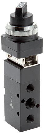 Exemplarische Darstellung: 5/2-Wege Drehschalterventil