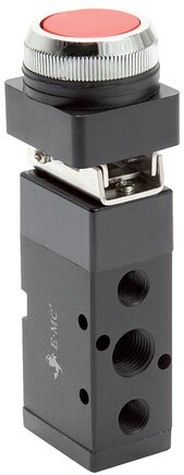 Exemplarische Darstellung: 5/2-Wege Drucktasterventil