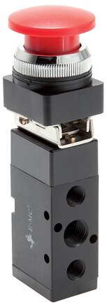 Exemplarische Darstellung: 5/2-Wege Pilztasterventil