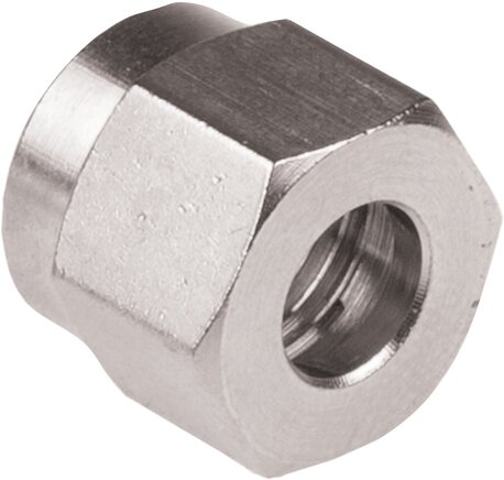 Exemplarische Darstellung: Überwurfmutter, Messing vernickelt