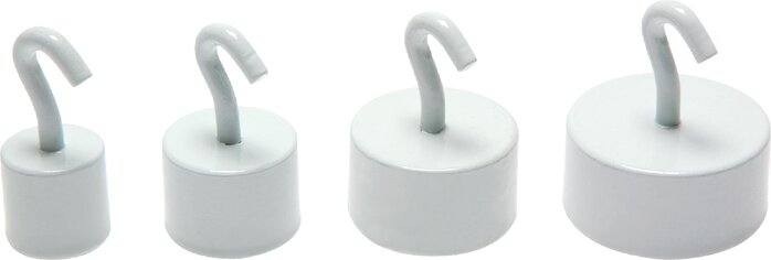 Exemplarische Darstellung: Neodym-Magnete mit Haken