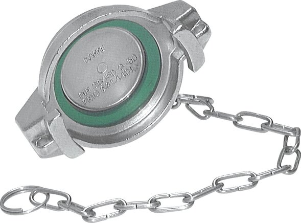 Exemplarische Darstellung: Verschlusskappe für Tankwagen-Kupplung (V-Teil), 1.4401